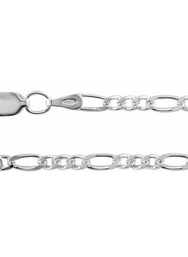 Sterling Silver 2.5 mm Figaro 7