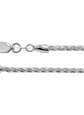 Sterling Silver Diamond-Cut Wheat 24