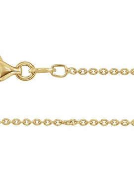 18K Yellow Gold-Plated Sterling Silver 1.4 mm Cable 16