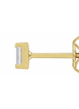 14K Yellow Gold 3/8 CTW Lab-Grown Diamond Earrings