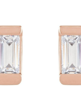 14K Yellow Gold 3/8 CTW Lab-Grown Diamond Earrings