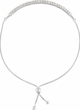 14K Yellow Gold 1 CTW Lab-Grown Diamond Bolo 9 1/2