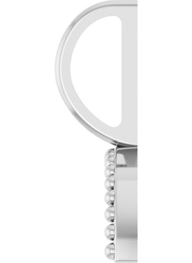 14K White Gold Rainbow Charm/Pendant