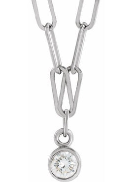 14K Yellow Gold .07 CT Natural Diamond Micro Bezel-Set 16