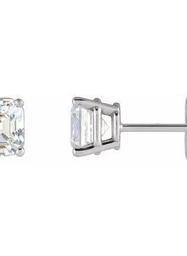Platinum 1/2 CTW Natural Diamond Earrings
