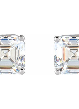 Platinum 1/2 CTW Natural Diamond Earrings