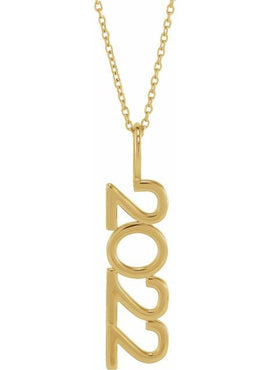 Sterling Silver 2021 Year Charm/Pendant