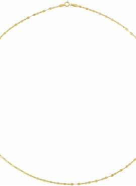 14K Yellow Gold 1.9 mm Keyhole 7