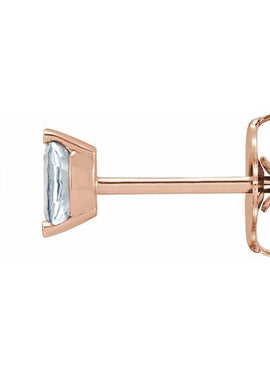 14K Yellow Gold Natural Green Tourmaline Earrings