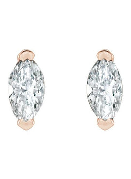 14K Yellow Gold Natural Green Tourmaline Earrings