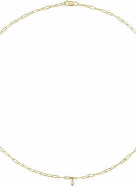14K Yellow Gold .07 CT Natural Diamond Micro Bezel-Set 16