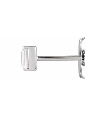 14K Yellow Gold .02 CTW Natural Diamond Channel-Set Earrings