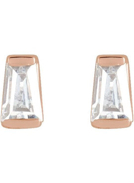 14K Yellow Gold .02 CTW Natural Diamond Channel-Set Earrings