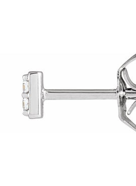 14K Yellow Gold .06 CTW Natural Diamond Bar Earrings