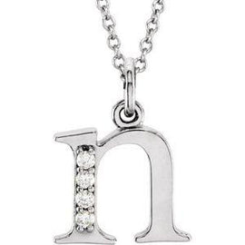 .025 CTW Diamond Lowercase Initial a 16