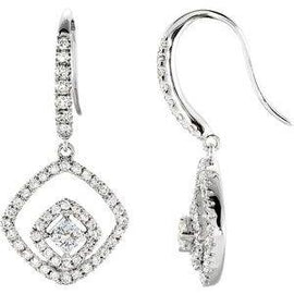 3/4 CTW Diamond Earrings
