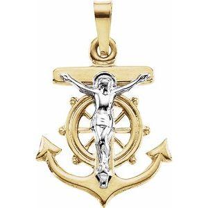 15x16 mm Mariner's Cross Pendant