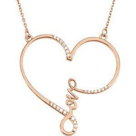 1/8 CTW Diamond Infinity-Inspired Love Heart 18