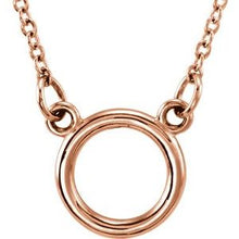 Load image into Gallery viewer, Vermeil Tiny Posh® Circle 16-18&quot; Necklace
