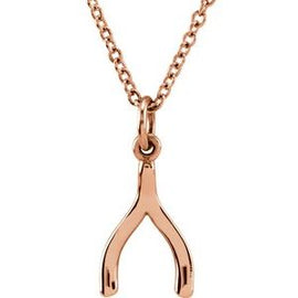Vermeil Tiny Posh® Wishbone 16-18