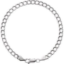 Load image into Gallery viewer, 4 mm Solid Charm 7&quot; Bracelet
