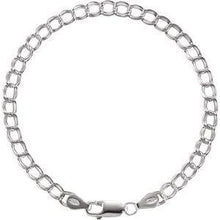 Load image into Gallery viewer, 4 mm Solid Charm 7&quot; Bracelet
