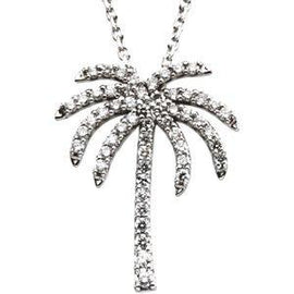 1/4 CTW Diamond Palm Tree 16