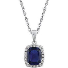 Load image into Gallery viewer, Amethyst &amp; .05 CTW Diamond 18&quot; Necklace
