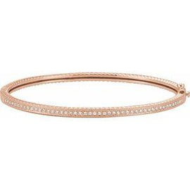 1/3 CTW Diamond Bangle Bracelet