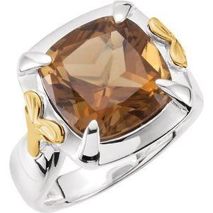 Honey Quartz Ring