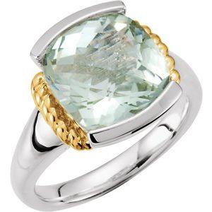 Green Quartz Ring