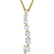 Load image into Gallery viewer, 1/2 CTW Diamond Journey 18&quot; Necklace
