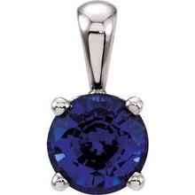 Load image into Gallery viewer, Amethyst Scroll Setting® Pendant
