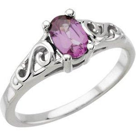 Youth Imitation Birthstone Ring