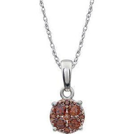 1/5 CTW Brown Diamond 18