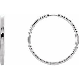 38.7 mm Hinged Hoop Earrings