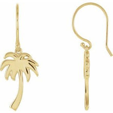 Load image into Gallery viewer, Petite Palm Tree Earrings
