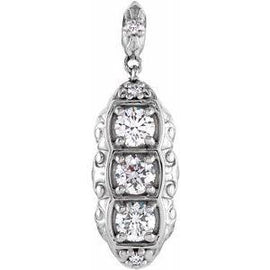 1/3 CTW Diamond Pendant