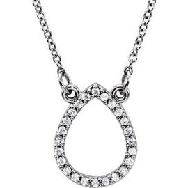 1/10 CTW Diamond Teardrop 16