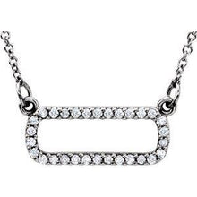 Load image into Gallery viewer, 1/8 CTW Diamond Geometric 16&quot; Necklace
