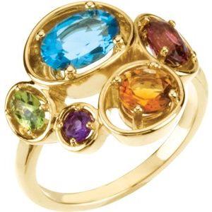 Multi-Gemstone Ring