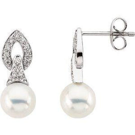 Accented Pearl Earrings