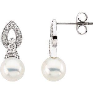 Accented Pearl Earrings