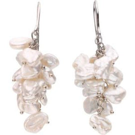 Freshwater Cultured Keshi Pearl Earrings