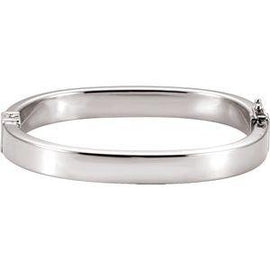 8 mm Hinged Bangle 6 1/2