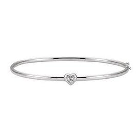 .03 CTW Diamond Bangle 6 1/2