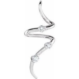 1/2 CTW Diamond 3-Stone Pendant