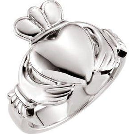 7.5 mm Claddagh Ring