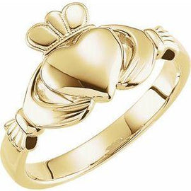 7.5 mm Claddagh Ring