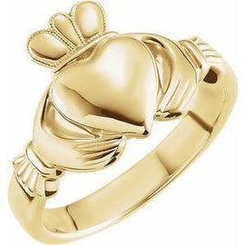7.5 mm Claddagh Ring
